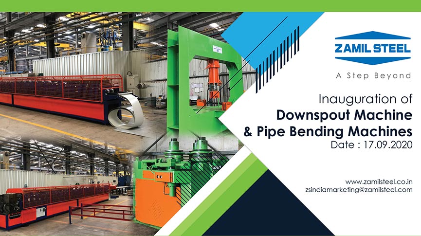 Inauguration of Downspout and Pipe Bending Machines