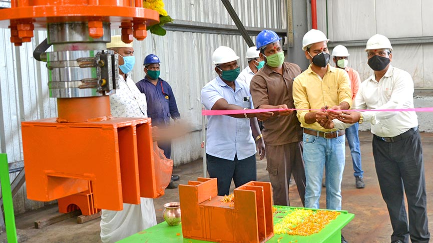 Inauguration of Downspout and Pipe Bending Machines